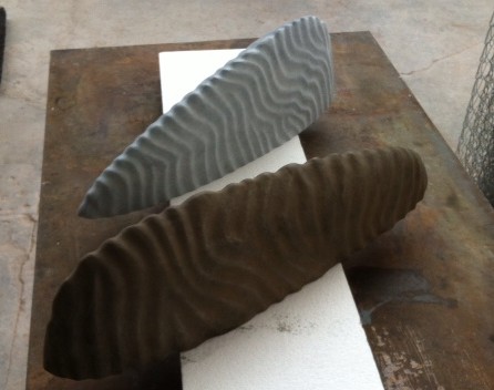 new bronzes based in maqettes for The River Runs Through It