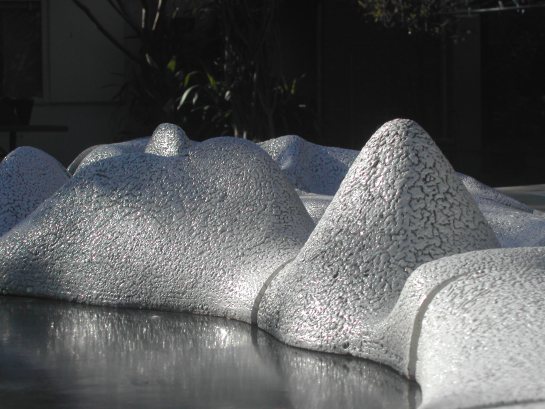 white world, ceramic landscape