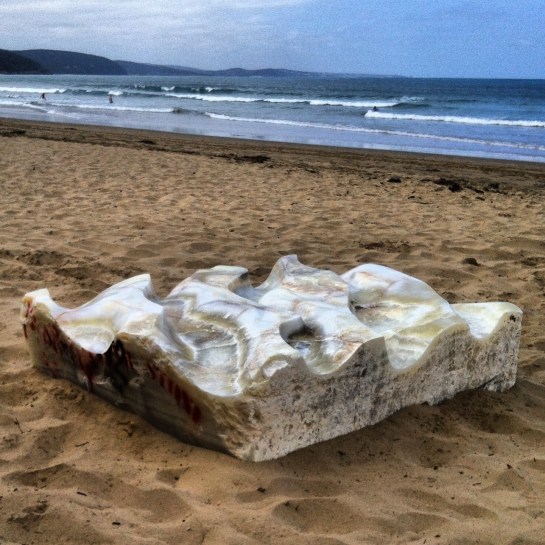 geo geo crystal by Mark Stoner.  LORNE SCULPTURE BIENNALE